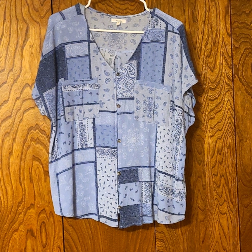 Patch work top